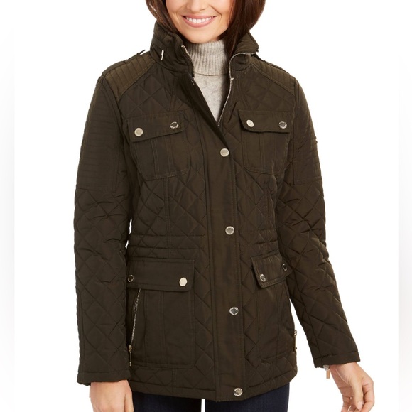 Michael Kors hooded quilted jacket - Picture 1 of 11